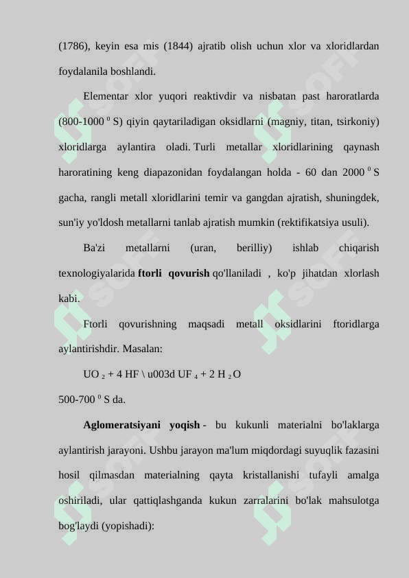Metallurgik jarayonlarning turlari va ularning asosiy xarakteristikalari 8