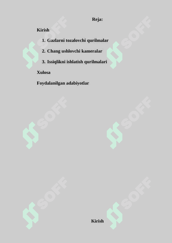 Metallurgik pechlarning gazoxod tizimi 2