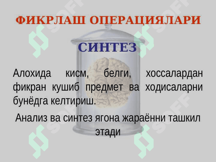 Тафаккур патологияси 6