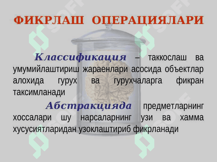 Тафаккур патологияси 8