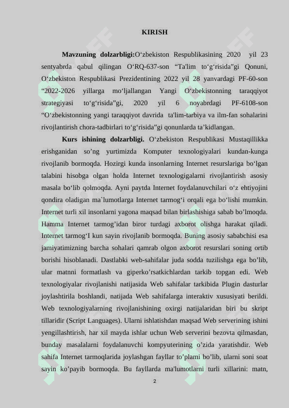 WEB-SAYITLARNI HOSIL QILUVCHI DASTURLAR HOMISITE 2