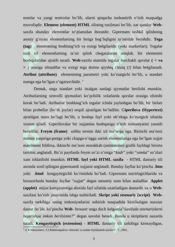 CSS TILI VA UNING IMKONYATLARI 5