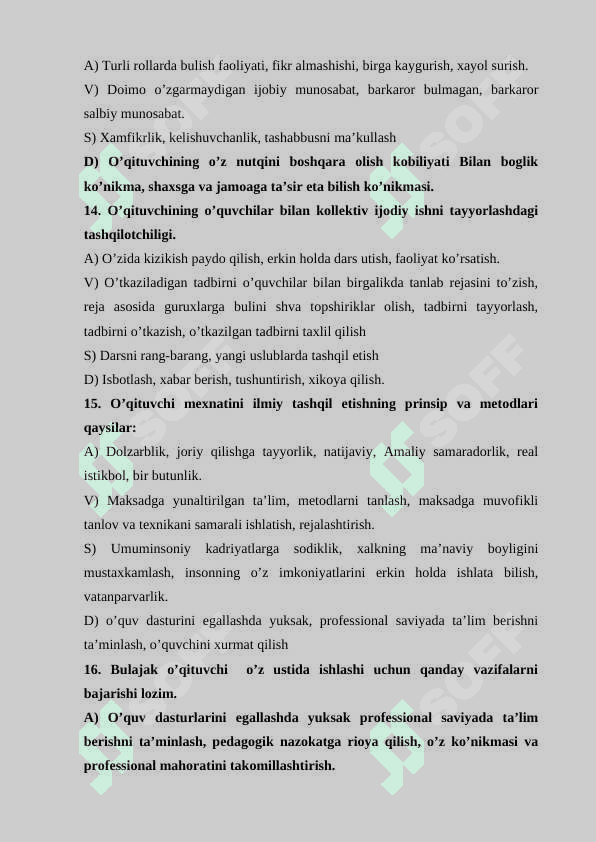 TESTLAR 4