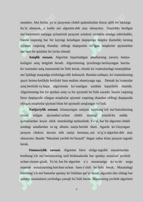 Fibonachchi sonlarini hosil qilishda samarali algoritmlar 5