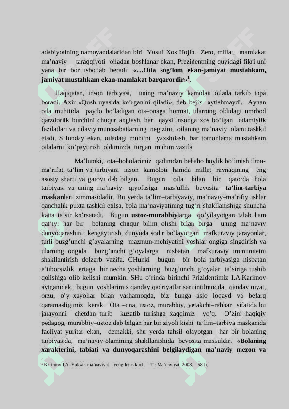 Jamiyat taraqqiyotida qadriyatlarning o’rni. 8