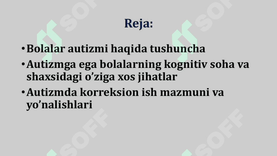 Bolalar autizmi 2