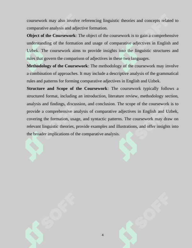 Comparative analysis of adjectives in English and Uzbek 4