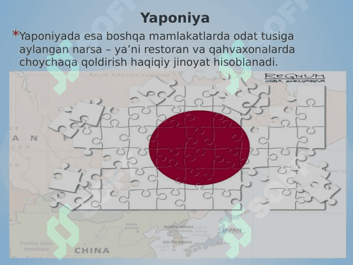 Ba’zi xorijiy mamlakatlarning odob doirasidagi ta’qiqlari 6