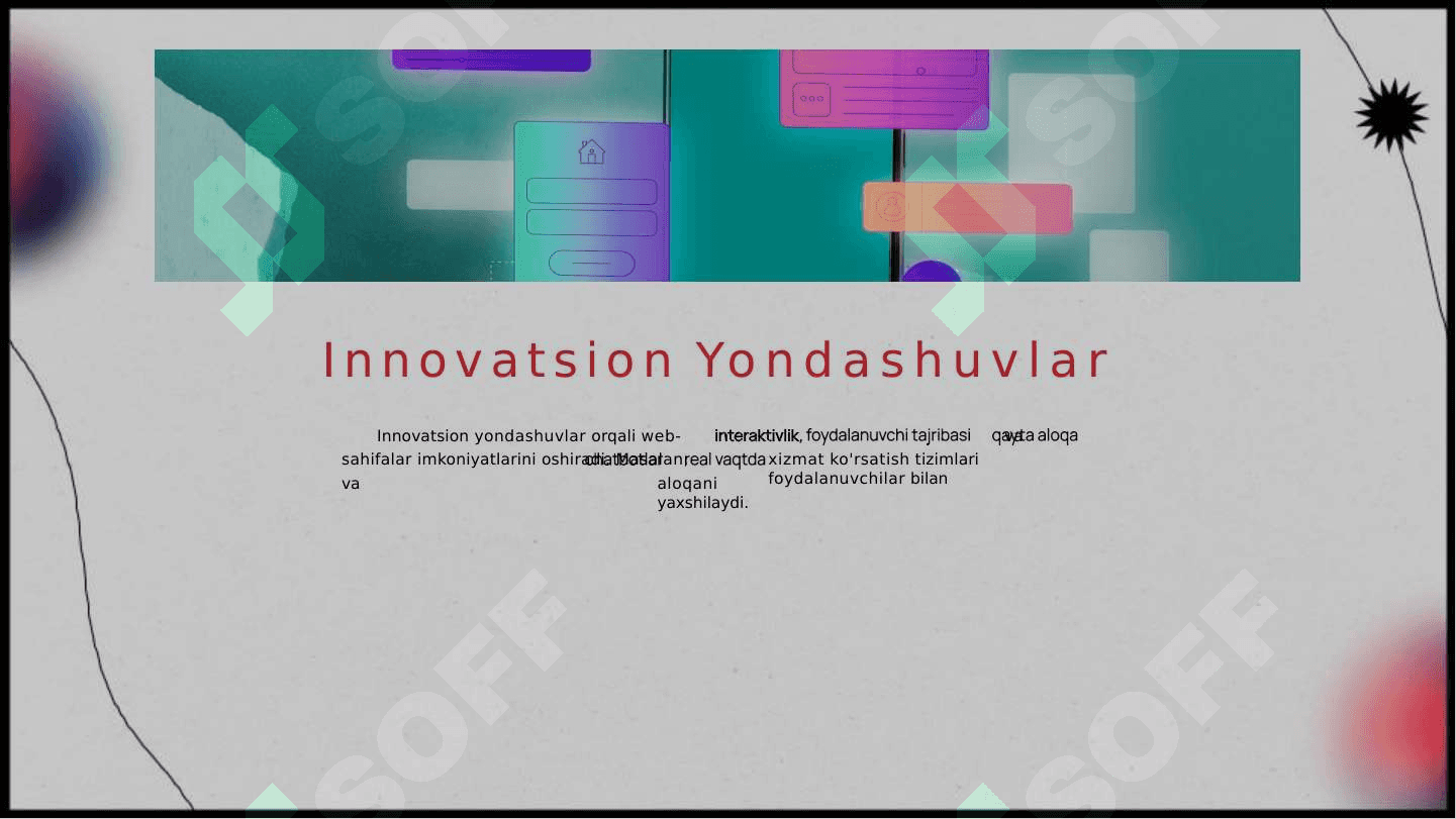 Kasbiy sohalar uchun innovatsion web-sahifalar yaratish 4