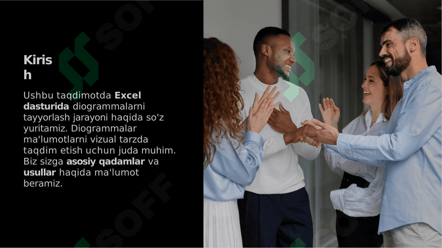 Excel dasturida diagrammalar tayorlash 2