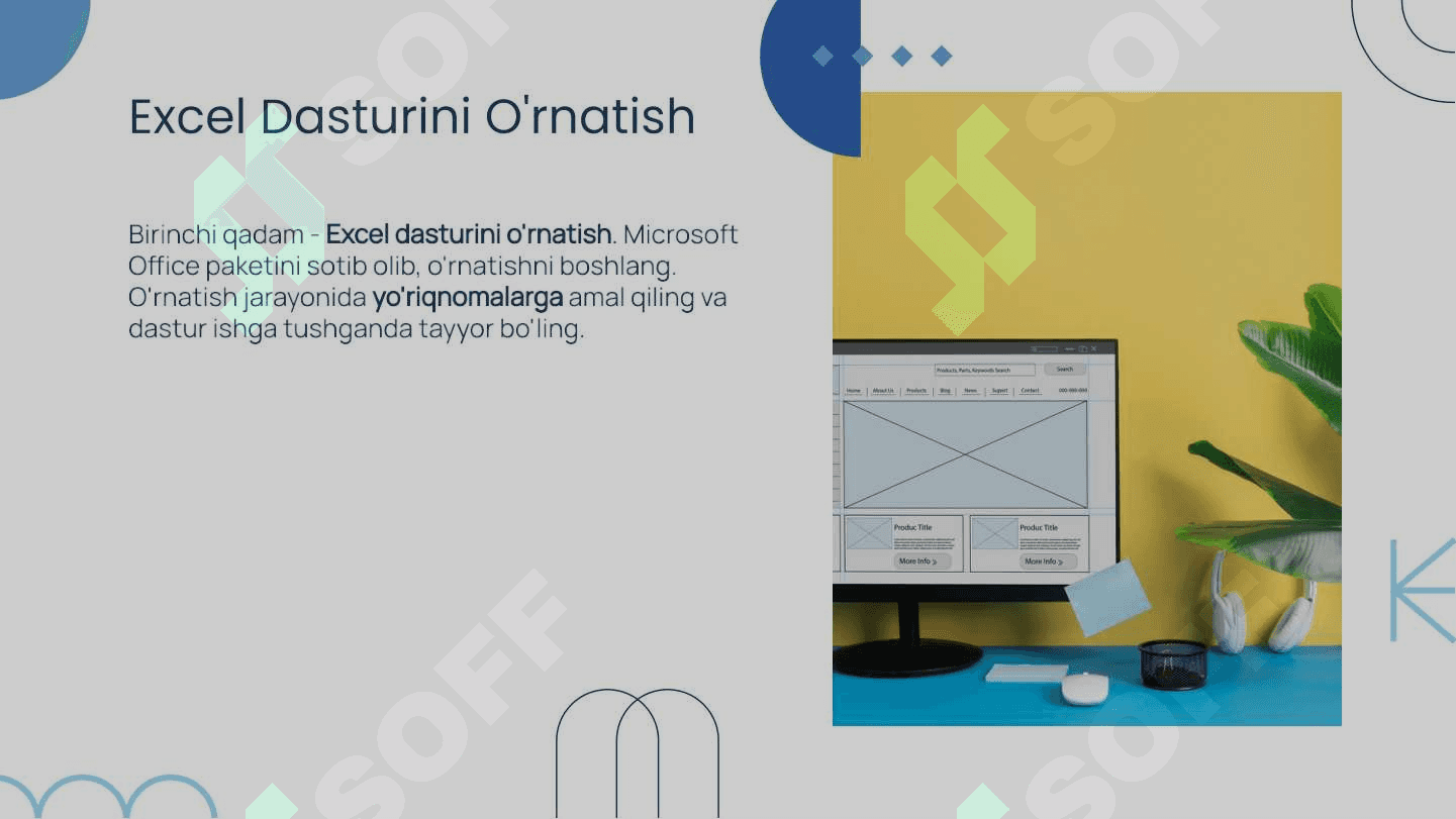 Excel dasturida jadval yaratish 4