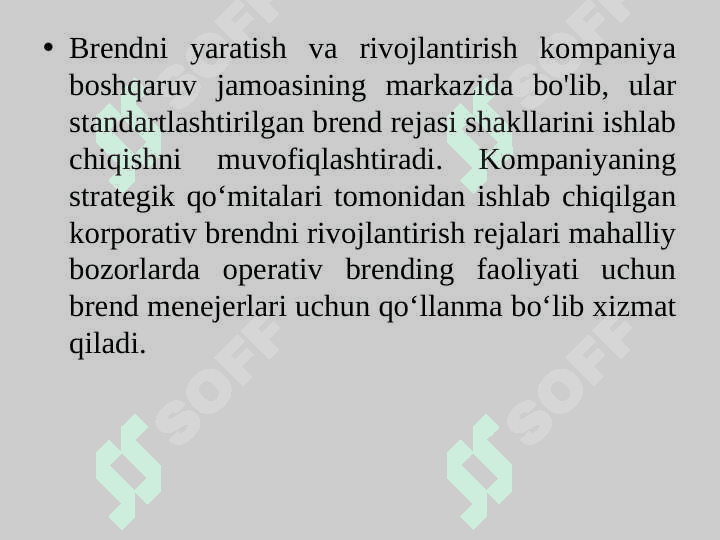 Brendni boshqarishdagi strategik 7