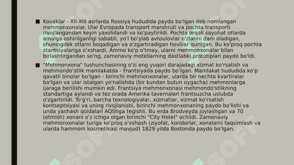 Mehmonxonalarda brend qurishning o‘ziga xos jihatlari 6