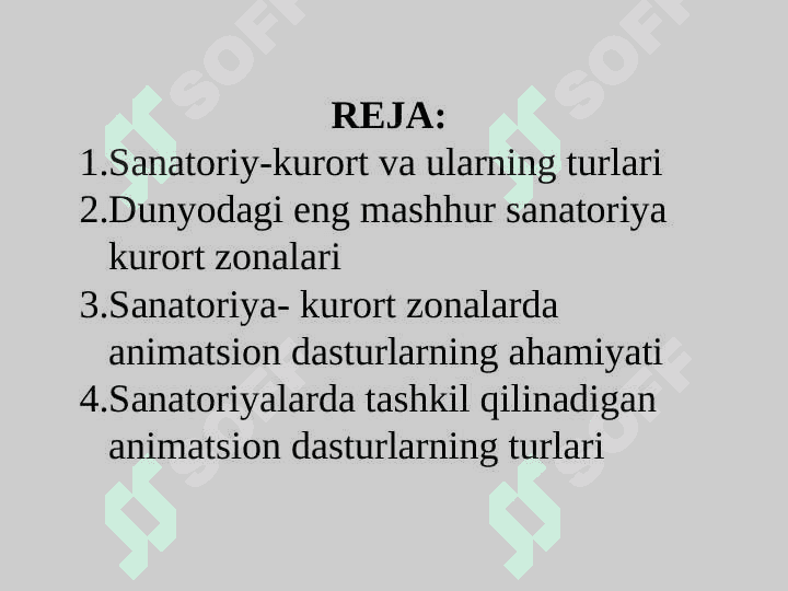 DAM OLISH MASKANLARIDA ANIMATORLIK XIZMATINI TASHKIL QILISHNING O‘ZIGA XOSLIGI 2