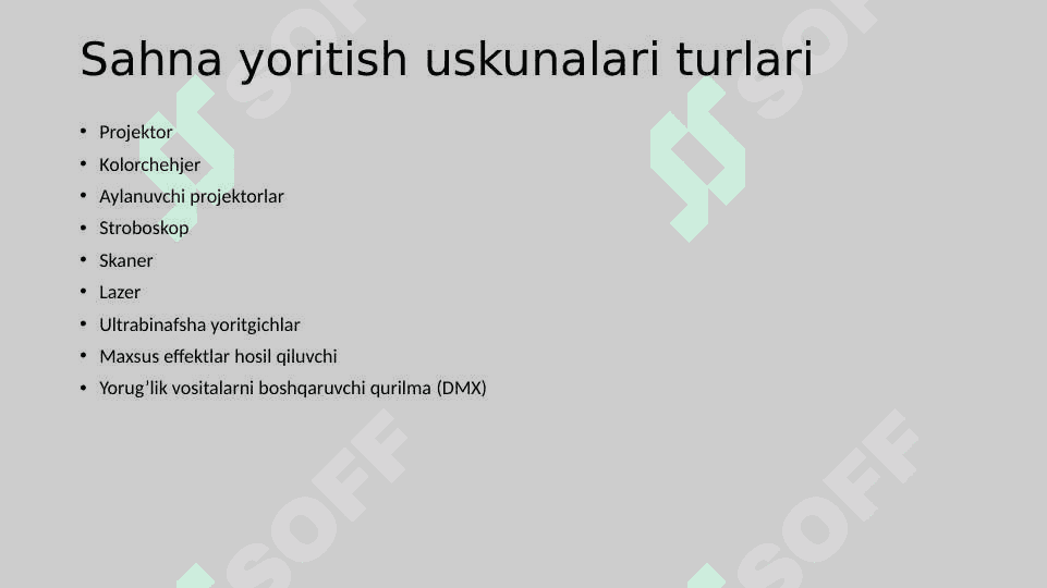 Animatson dasturlarni tashkil qilish usullari va vositalari 8