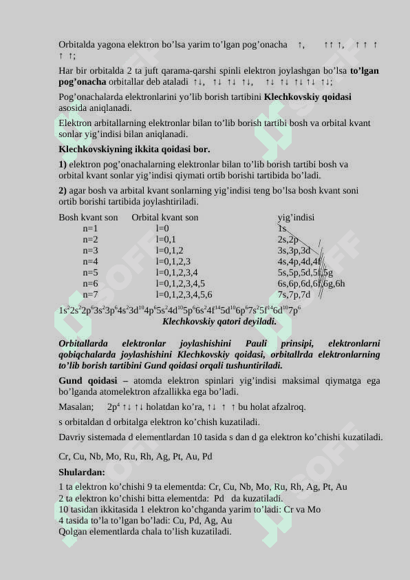 Amaliy ish.Atom va molekula tuzilishi kimyo 3