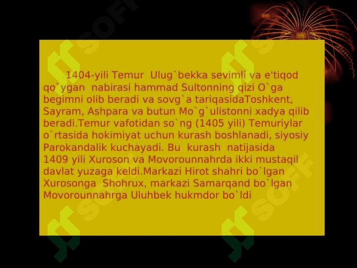 Mirzo Ulug`bek va uning akademiyasi 7