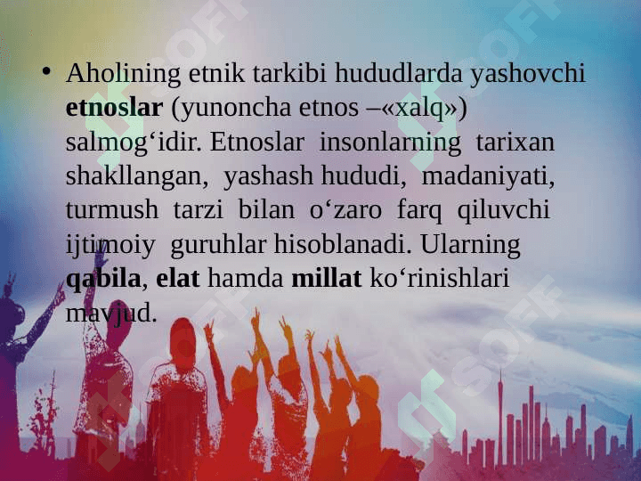 Dunyo  aholisining  etnik  va  diniy  tarkibi 2