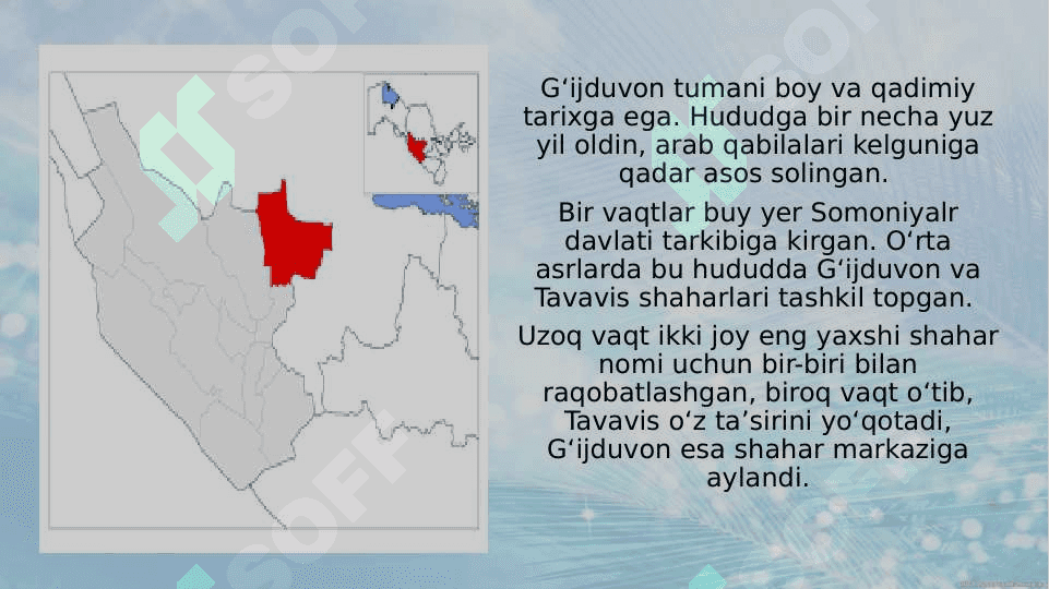 G’ijduvon tumani tarixi 24.pptx 7