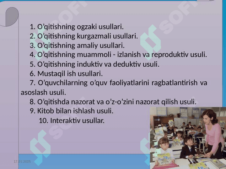 Ta’limni tashkil  etish usullari  va shakllari Таълимни ташкил этиш усуллари ва шакллари 4