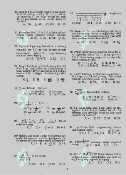 Matematika 2013 variant baza 3