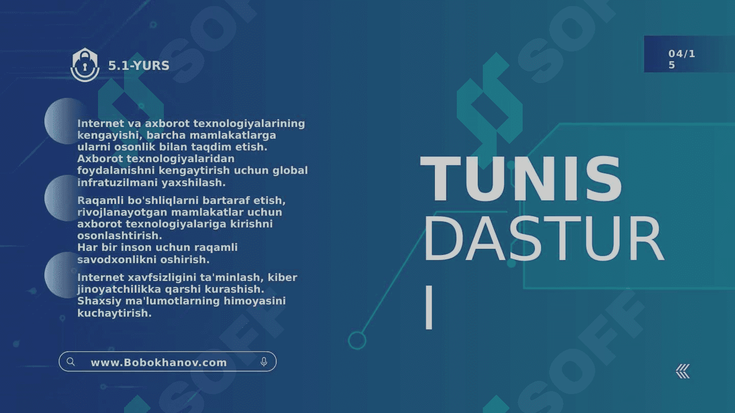 KIBER HUQUQ VA INTERNET HUQUQINING XALQARO VAA MILLIY MIQYOSIDA SHKLLANTIRISH ASOSLARI 4