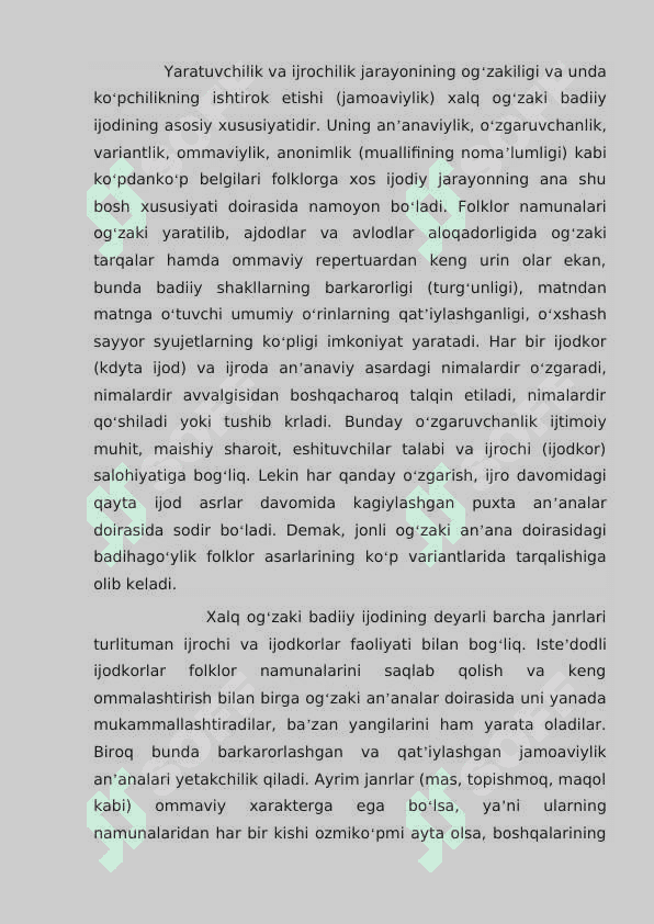 Xalq ijodiyoti va badiiy tafakkur 5