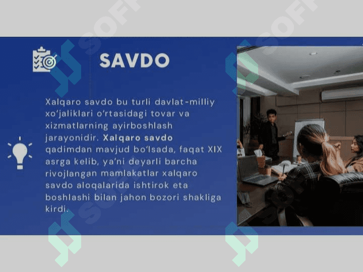 Xalqaro savdo 2