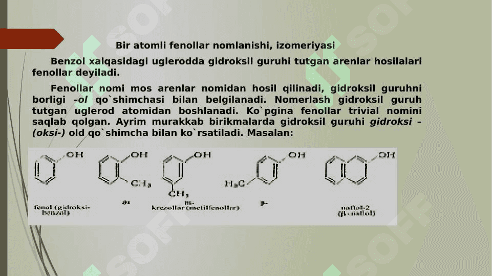 Aromatik uglevodorodlarning gidroksilli hosilalari 2