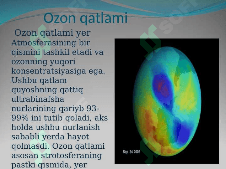 azon qatlami va uning insoniyat  uchun ahamiyati 2