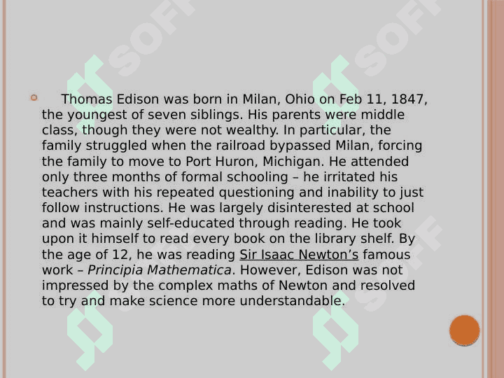 Thomas Edison   Steve Jobs Early Life All About Steve Jobs 3