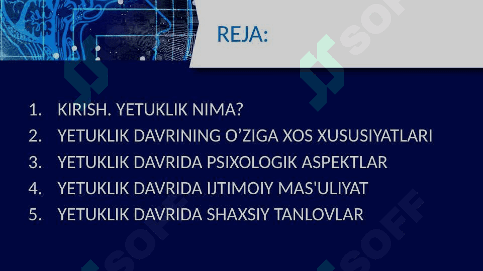 YETUKLIK DAVRI 2