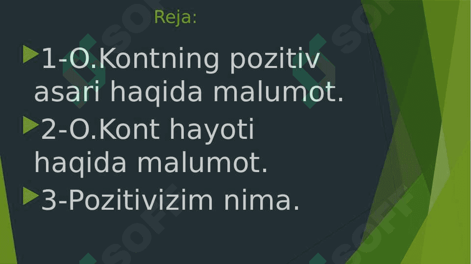 O.Kont pozitivistik sotsiologiyada uch  bosqich qonuning ahamiyati 2