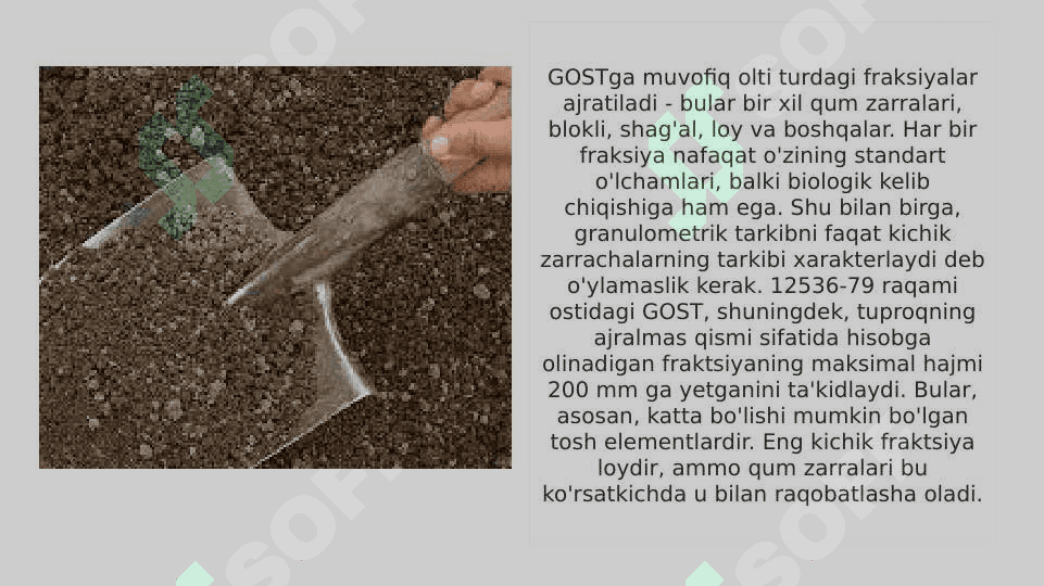 Tuproqning granulometrik tarkibi 4
