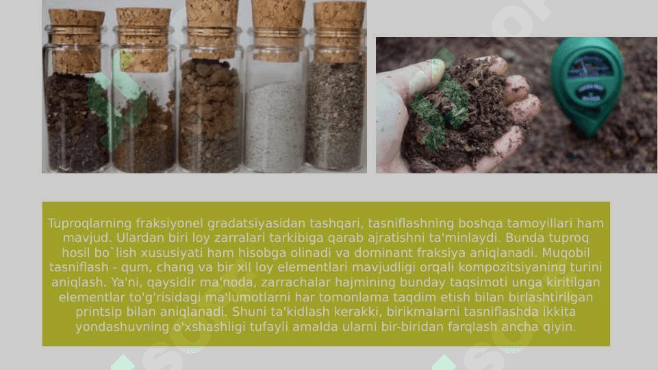 Tuproqning granulometrik tarkibi 5