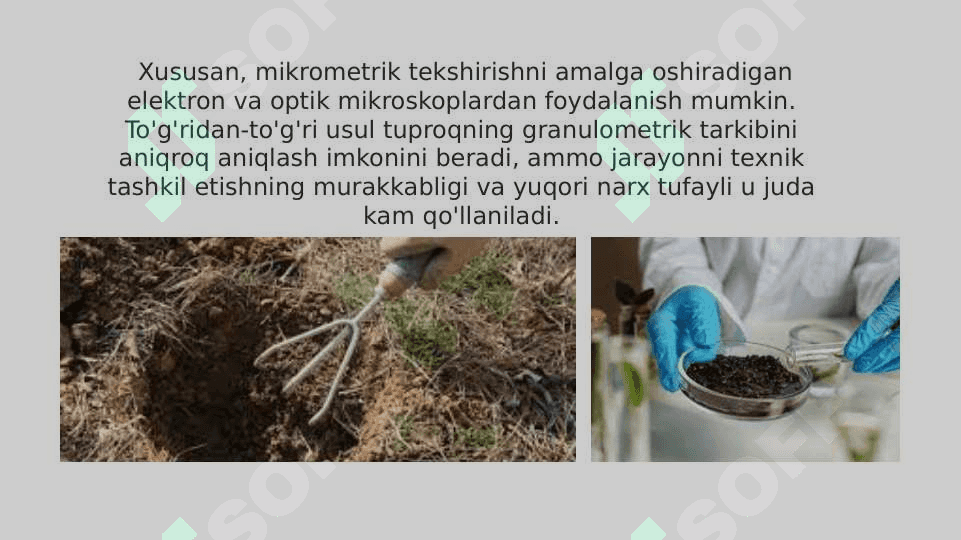 Tuproqning granulometrik tarkibi 7