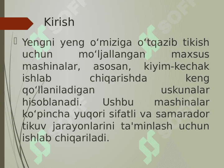 Yengni yeng o‘miziga o‘tqazib tikish uchun mo‘ljallangan maxsus mashinalar. 3