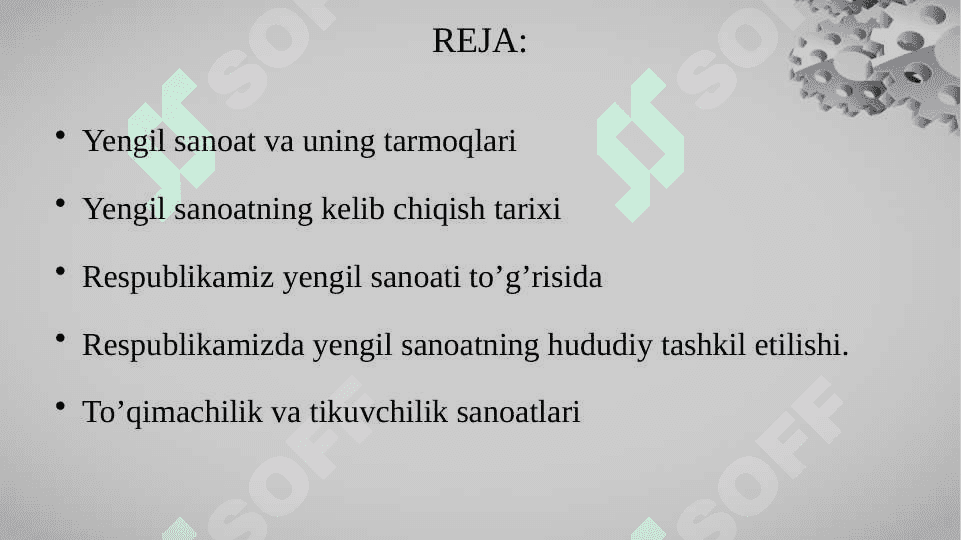 O‘zbekistonning yengil sanoati 2
