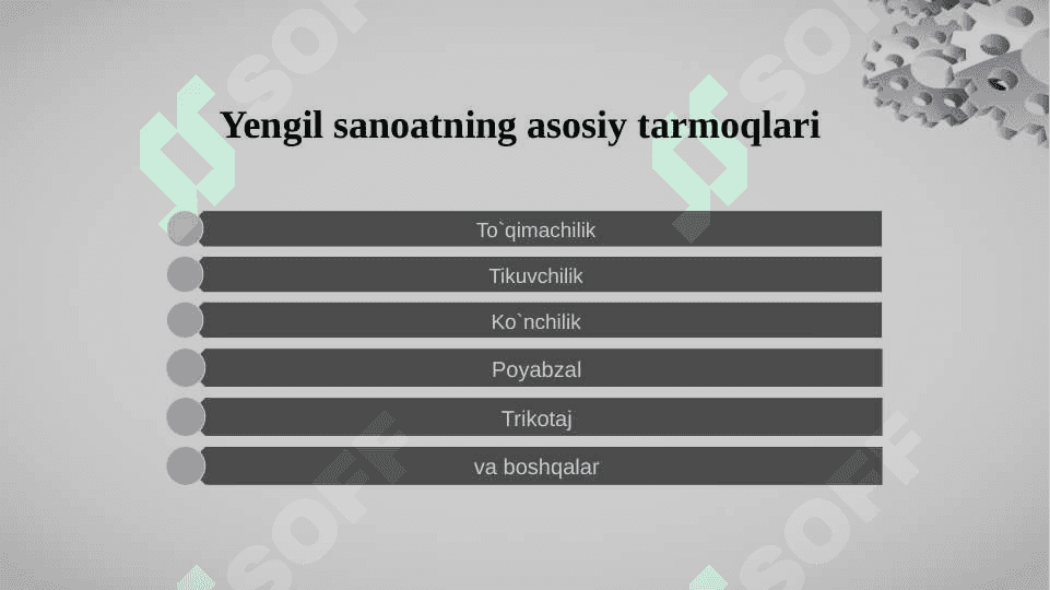 O‘zbekistonning yengil sanoati 4