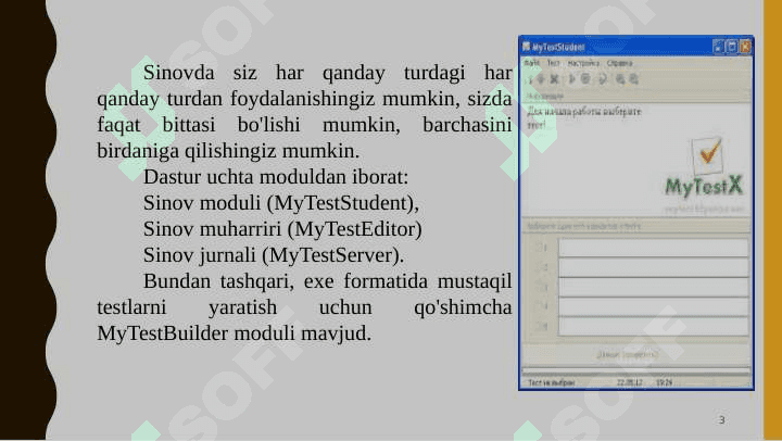 MY TEST X DASTURI INTERAKTIV TESTLAR YARATISH 3