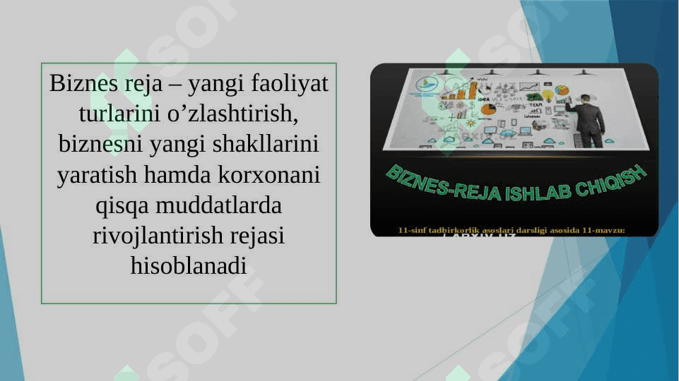 Korxonaning biznes rejasi 4