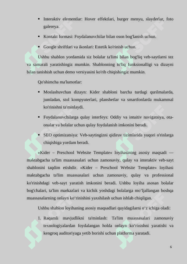 Individual loyiha 6