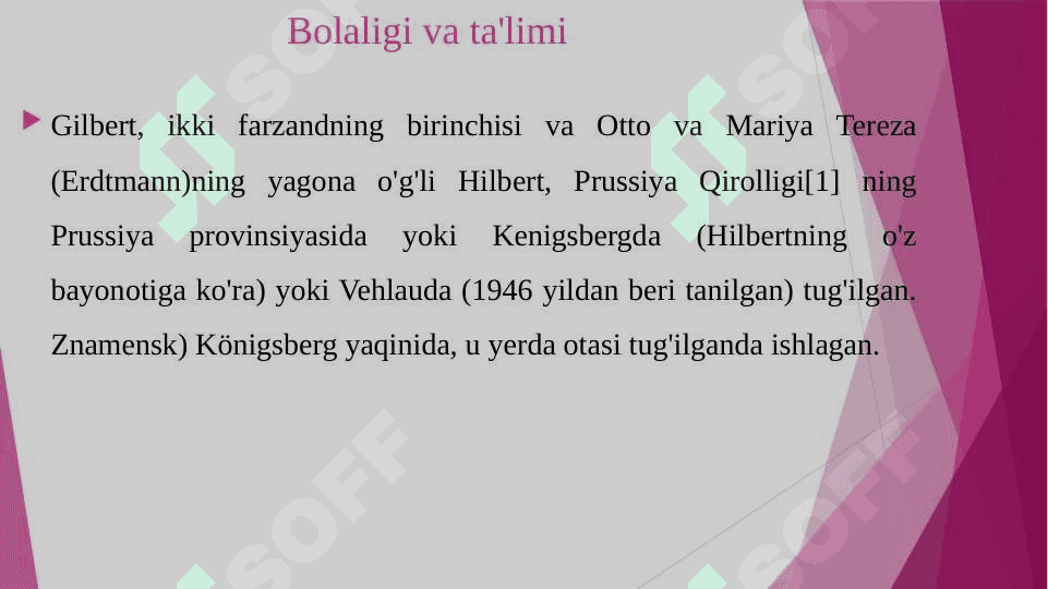 BUYUK OLIMLAR TADQIQOTLARIDA MATEMATIKA GILBERT 4