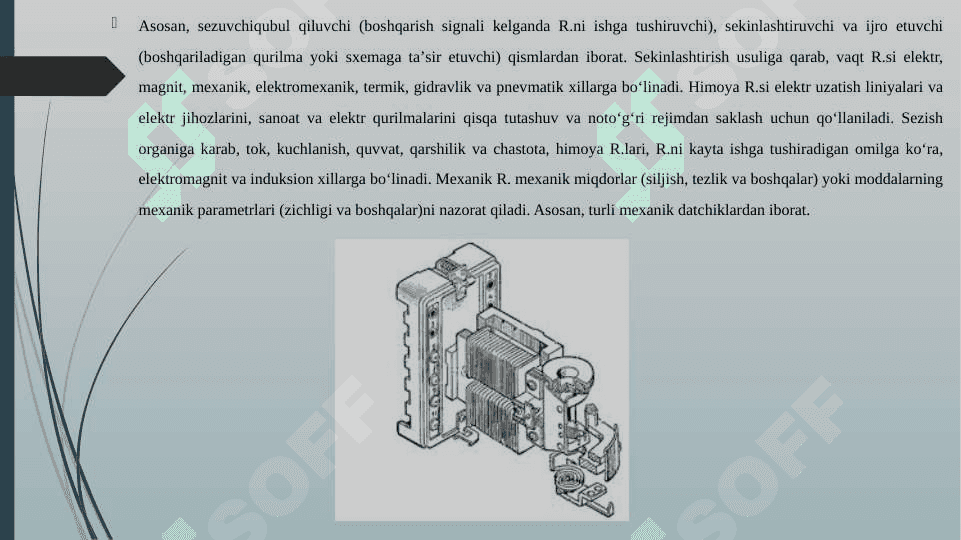 ORALIQ  VA KORSATKICH RELELARINI SXEMALARI VA ISHLASH PRINSPLARI 4