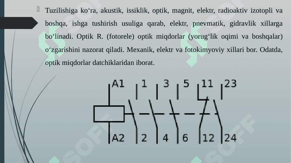 ORALIQ  VA KORSATKICH RELELARINI SXEMALARI VA ISHLASH PRINSPLARI 5