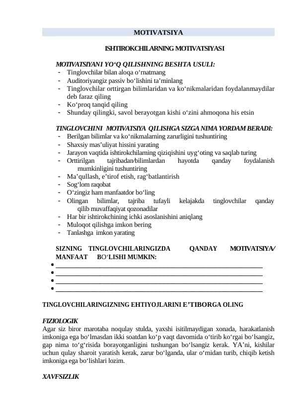 Motivatsiya 1