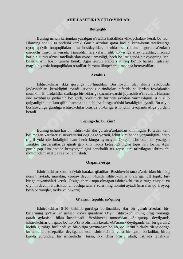 Psixologik treninglar - 1 3