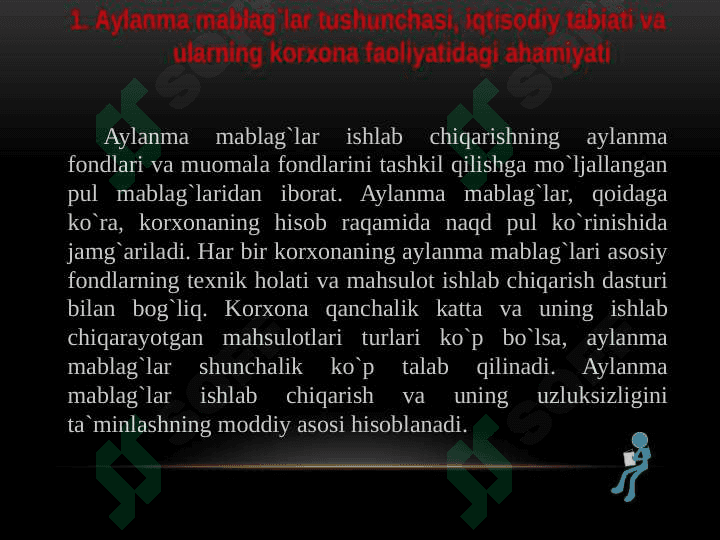 KORXONANING AYLANMA MABLAG’LARI 2