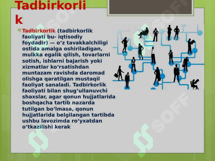 Tadbirkorlikda marketing va raqobat.Bozor tahlili 3