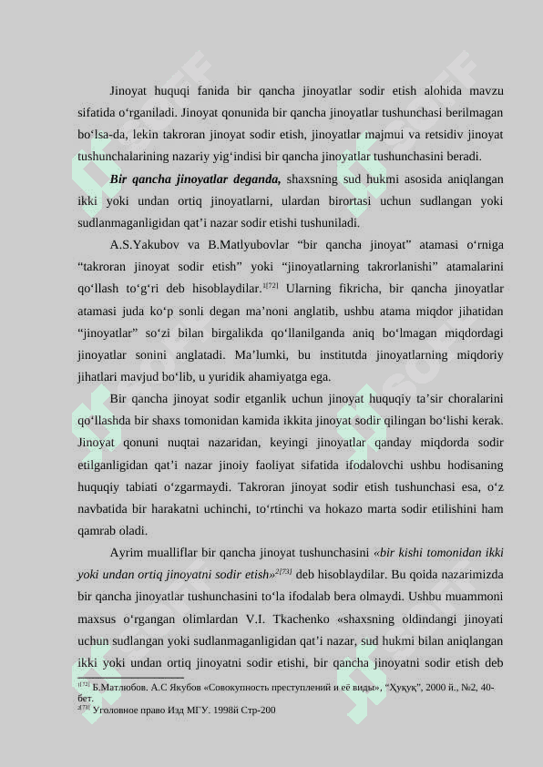 Jinoyat sodir etish bosqichlari tushunchasi,  turlari va ahamiyati 2